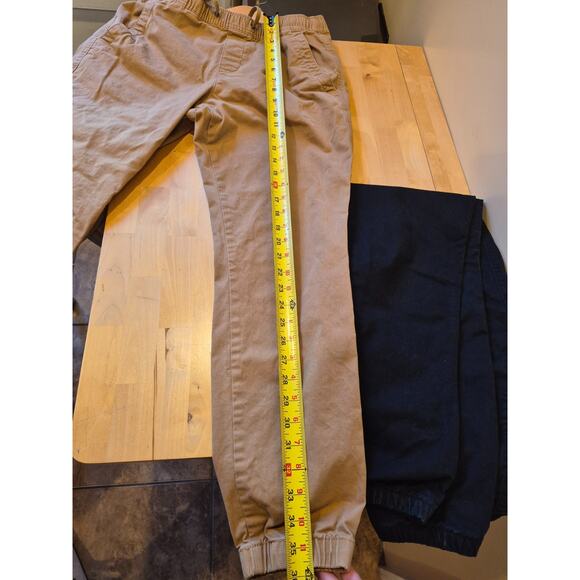 LOT of 2 GAP & OLD NAVY Essential Jogger Pants Mens Size Small - Black & Khaki - Picture 13 of 16